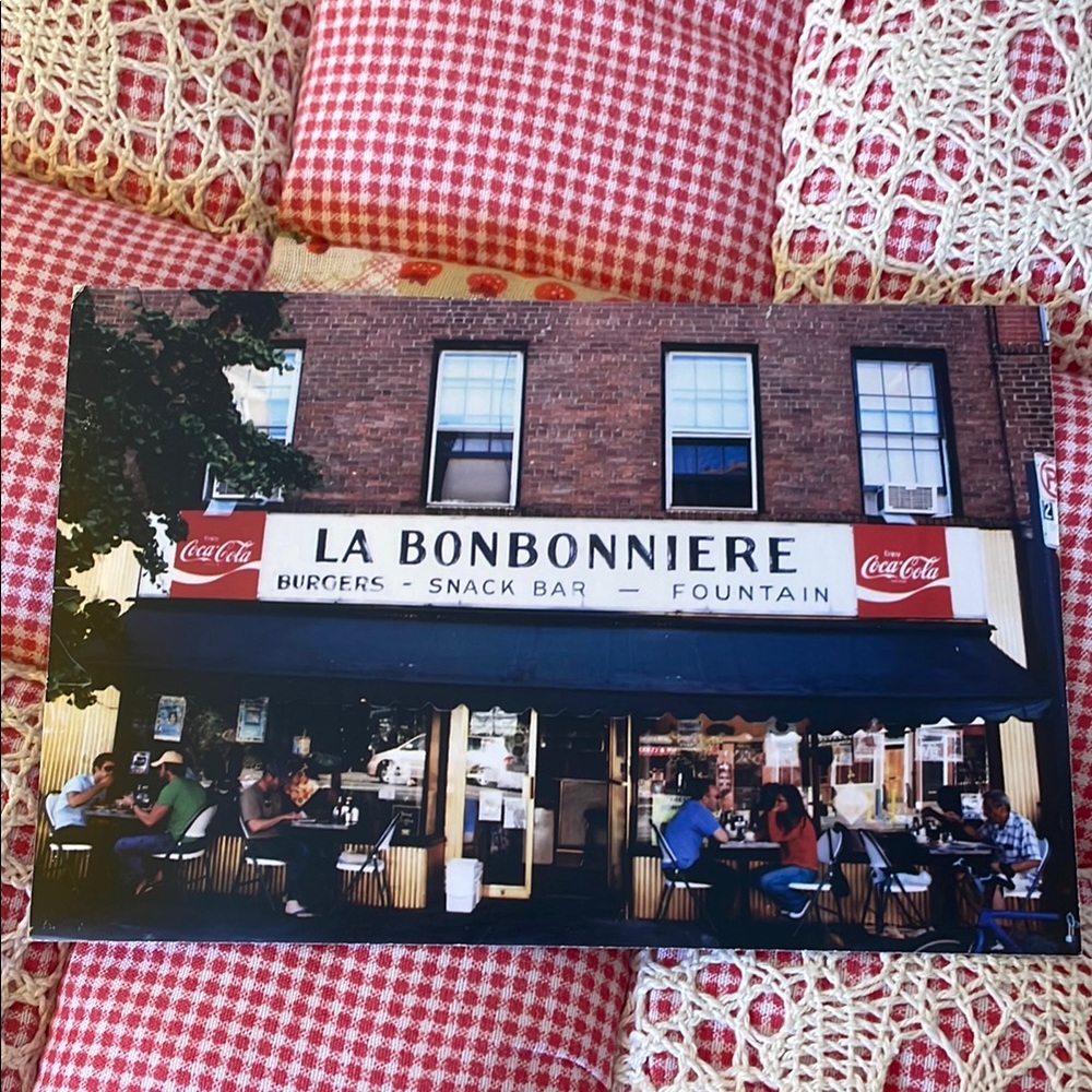 NYC La Bonbonniere Restaurant Postcard
